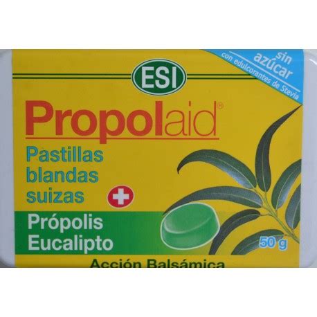 PASTILLAS BLANDAS SUIZAS PROPOLAID PRÓPOLIS EUCALIPTO ESI Farmacia