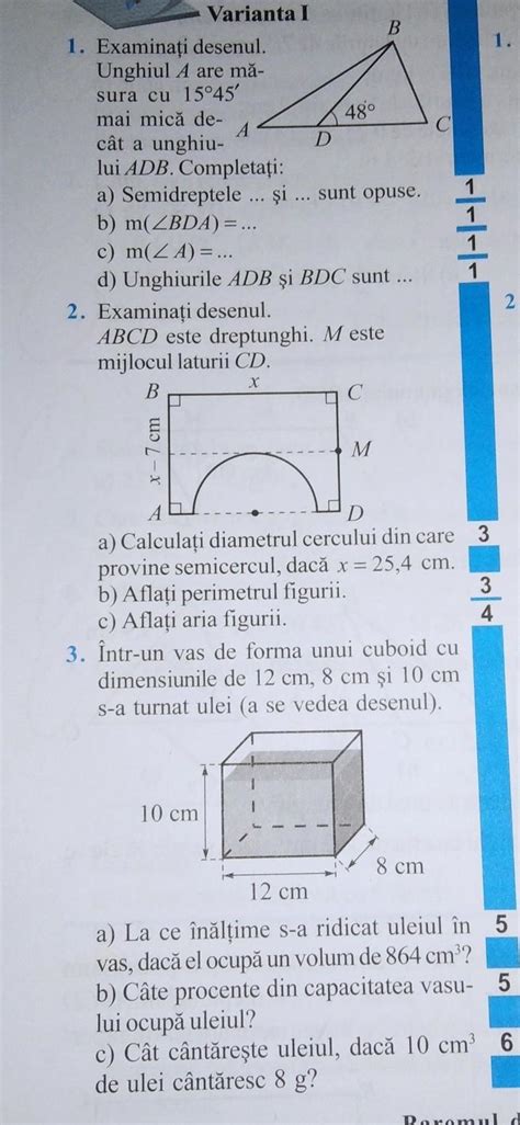 Un Test La Matematic Ajuta I M Va Rog Test La Matematic Dau Corona