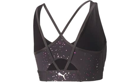 Womens Sports Bra Puma Mid Impact Stardust Crystalline Bra W Ad Sportstore