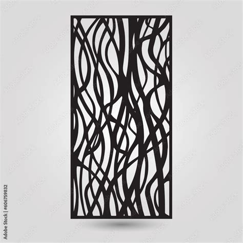 CNC Patterns for Laser Cut Wooden Wall Decor for Modern Homes Stock Vector | Adobe Stock