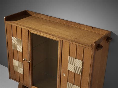 Belgian Cabinet In Oak And Glass For Sale At 1stdibs