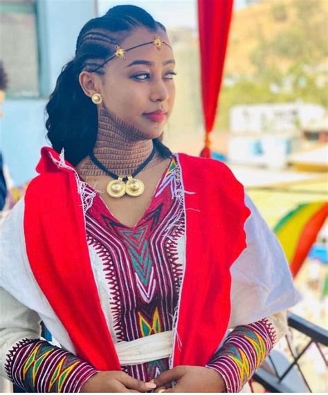 Gondar Amhara Ethiopian Traditional Dress Ethiopian People Amhara