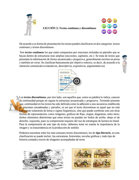 Que Son Textos Continuos Ajore
