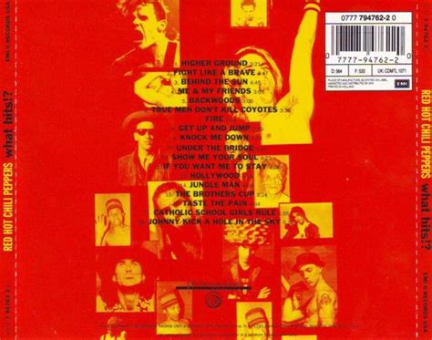 Музыкальный CD диск Red Hot Chili Peppers What Hits фирменный купить по лучшей цене в