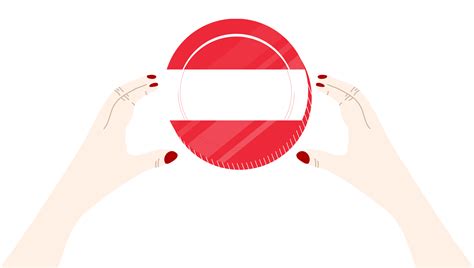 Austrian Flag Vector Hand Drawneur Vector Hand Drawn 11097996 Png