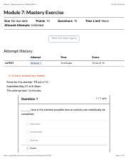 Module Mastery Exercise Sb Mgt Pdf Module Mastery
