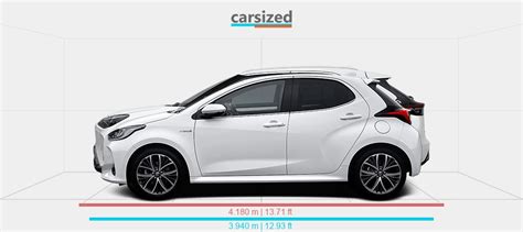 Dimensions Toyota Yaris Present Vs Toyota Yaris Cross Present