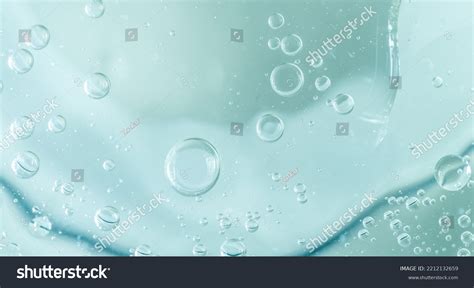 Abstract Green Water Bubbles Background Stock Photo 2212132659