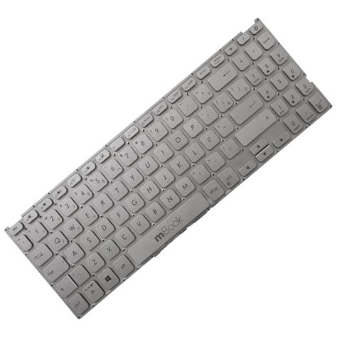 Teclado Para Asus Vivobook X J X Fb Br Prateado