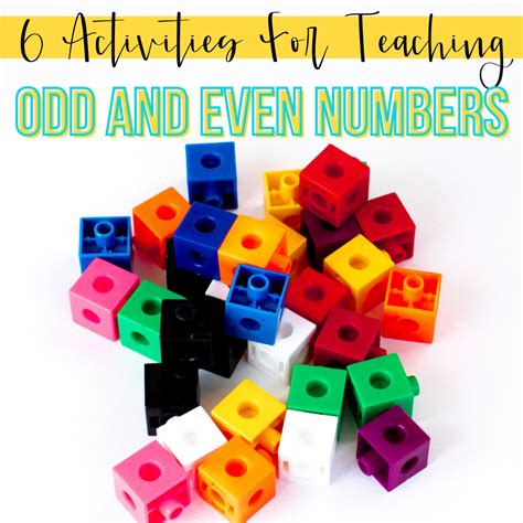 6 Activities For Teaching Odd And Even Numbers Thats Not A Worksheet