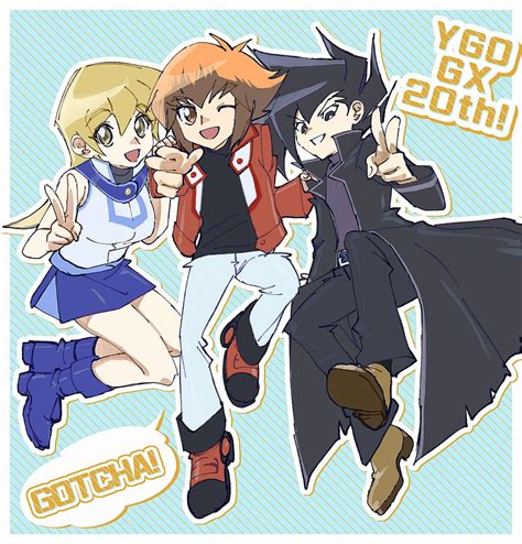 Yuki Judai Tenjouin Asuka And Manjoume Jun Yu Gi Oh And 1 More