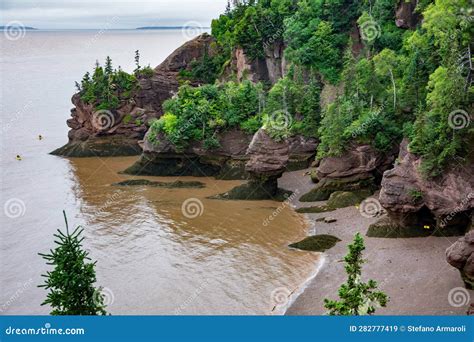 Bay Of Fundy Stock Image Image Of Eroded Destinations 282777419
