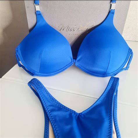 Push Up Underwired Bikini Top And Brazilian Briefs Two Piece Set