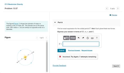 Solved The Figurefigure 1 Shows Two Planets Of Mass M Part