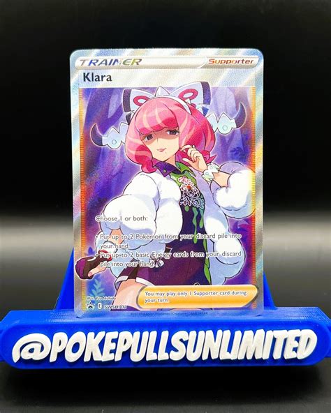 Pokemon Swsh Premium Tournament Collection Full Art Klara Swsh302 Nm