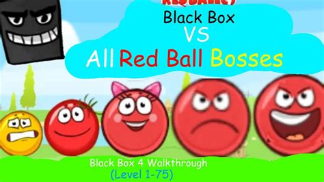 Red Ball 4 Black Box All Levels All Bosses Full Game Walkthrough