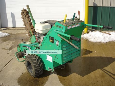 Vermeer Rt100 Walk Behind Hydrostatic Trencher Ditch Honda Gx390 13hp