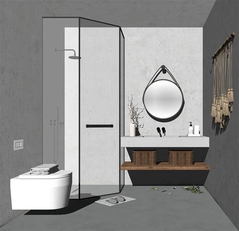 23 Sets Of Bathroom Sketchup Model Interior Design 3d Model Cgtrader