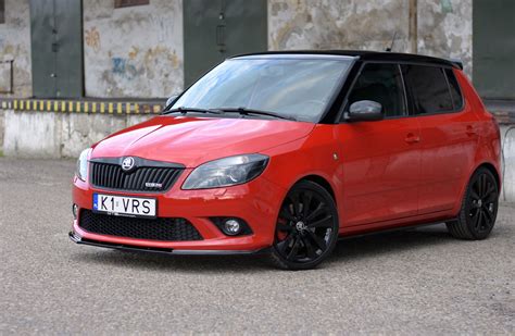 Front Splitter Skoda Fabia RS Mk2 Textured Our Offer Skoda Fabia