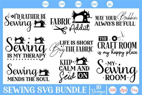 Sewing Svg Bundle Graphic By Graphicpicker Creative Fabrica