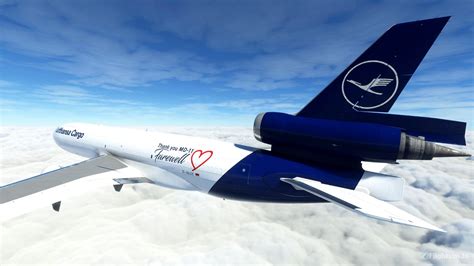 Tfdi Design Md 11f Lufthansa Fleet Farewell Livery For Microsoft