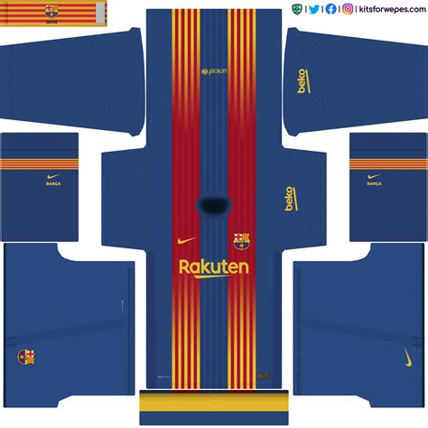 Kit Fc Barcelona Fourth Kit 2021 Rwepeskits