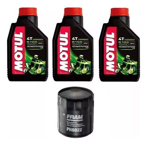 Kit Troca De Leo Motul W L Filtro Fram Parcelamento