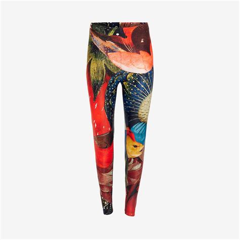 Alexander McQueen Hieronymus Bosch Leggings Multicolor Editorialist