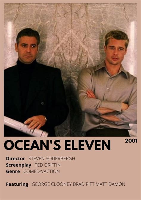 Ocean's Eleven | Oceans eleven, Ocean’s eleven, Ocean's movies