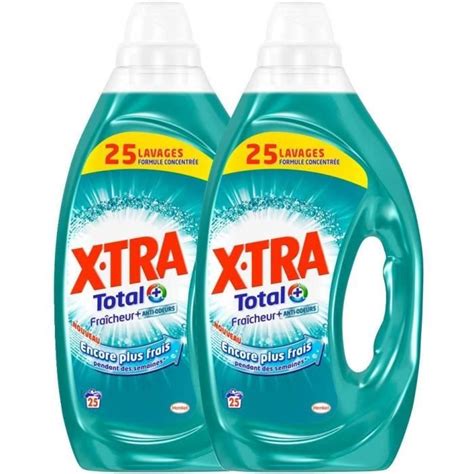 Xtra Total Fra Cheur Lessive Liquide Universelle Lavages Lot