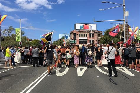 Hundreds Of Mardi Gras Protesters March Down Sydneys Oxford Street After Last Minute Exemption