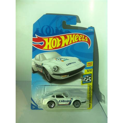 Hot Wheels Hw Speed Graphics Mini Collection Nissan Fairlady Z Pearl White By Mattel