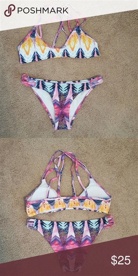 NWT Colorful Tribal Print Bikini Tribal Print Bikini Colorful Tribal