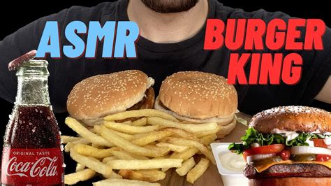 Asmr Mukbang Hamburger🍔burger King🍟burger King Asmr🍔chesee Burger🍟