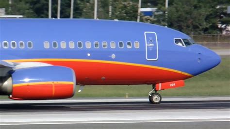 Southwest Airlines Boeing H Wl N Wn Takeoff Charlotte Clt