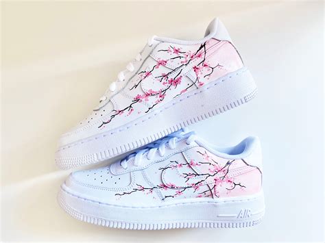 Nike Air Force 1 Flowers Cherry Blossom Nike Custom AF1 Etsy