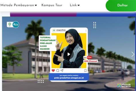 Daftar Ulang Sbmptn Uin Bandung Simak Jadwal Pendaftaran Cara