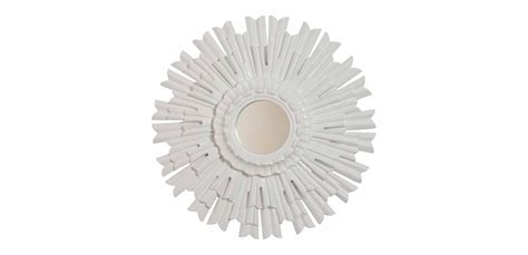 20 White Sunburst Mirror Mirrors Ethan Allen