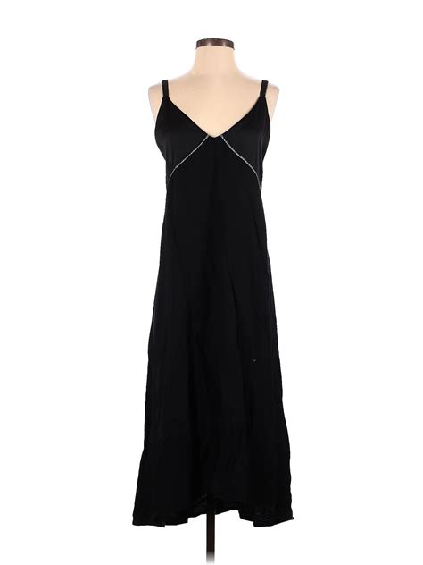 Zara Solid Black Casual Dress Size M 44 Off Thredup