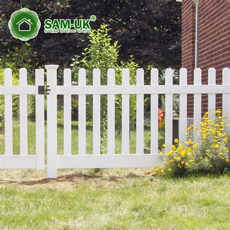 Picket Privacy Palisade Pvc Plastic Vinyl Garden Fence