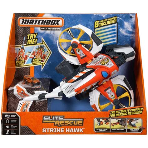 Matchbox Elite Rescue Strike Hawk Playset Matchbox