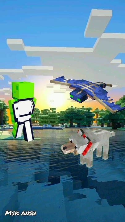 Dream Vs All Mobs Crazy Battle 😱 Shorts Minecraft Mskansh Dream Youtube