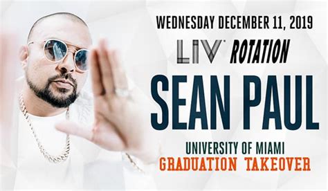 Sean Paul Tickets at LIV in Miami Beach by LIV | Tixr