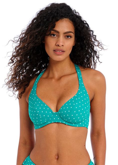 Biustonosz K Pielowy Freya Swim Jewel Cove As Mar Uw Halter Bikini