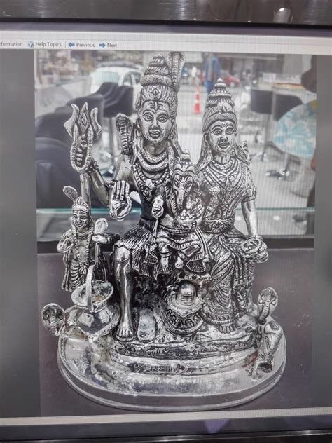 Shiv Parvati Silver Murti Temple At Rs 70000 In Jaipur ID 23070421755