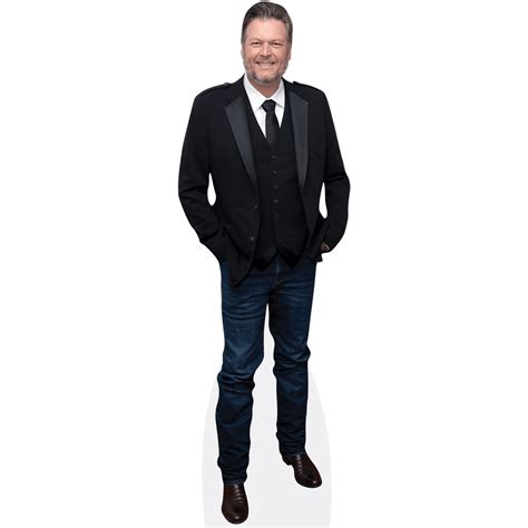 Blake Shelton Suit Mini Cardboard Cutout Standee