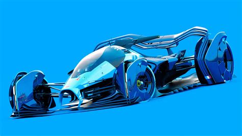 Bugatti Formel Concept F Renner Mit Hufeisen Grill Auto Motor Und