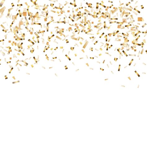 Premium Vector Golden Confetti Festive Background Christmas Golden