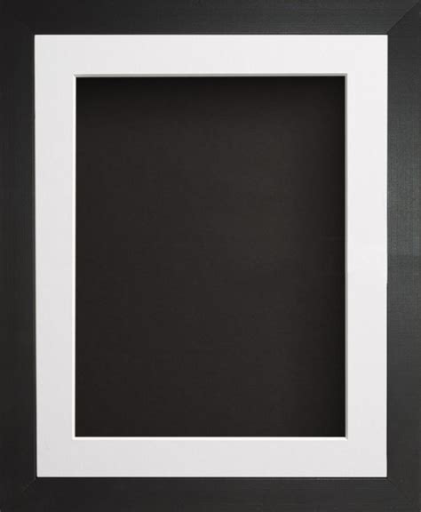 Radcliffe Box Frame Black With Black Backing Board A X