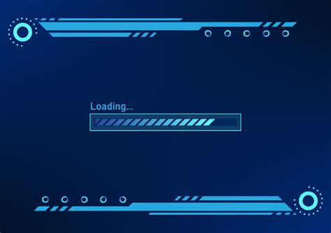 Technology Background Technology Loading Screen Showing Data Processing